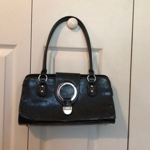 Hillard & Hanson Black Shoulder Bag